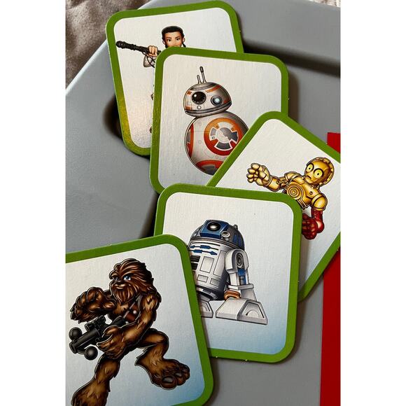 Star Wars Hands Down Card Board Spinner Game Disney Hasbro EUC Complete - Picture 5 of 12